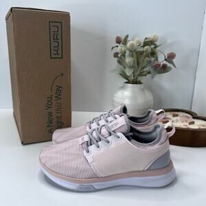Kuru Atom Walking Comfort Sneaker PinkSobert/Lilac Women 7 Wide NWB